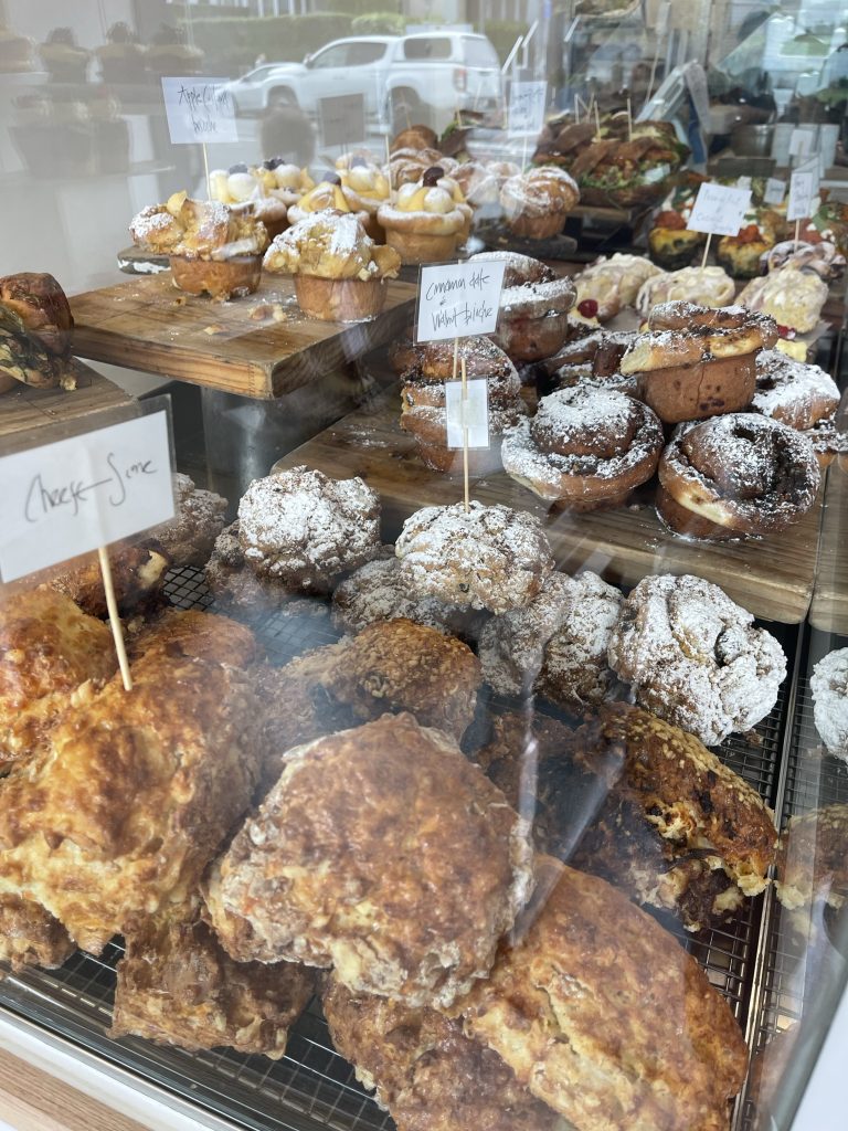 Just one view of the baked goods. This is what dreams are made of. 